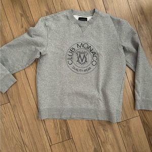 Club Monaco Classic Grey Crewneck